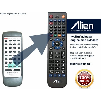 Diaľkový ovládač Alien Panasonic N2QAGB000001