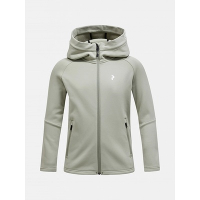 Peak Performance Jr Rider zip Hood limit green