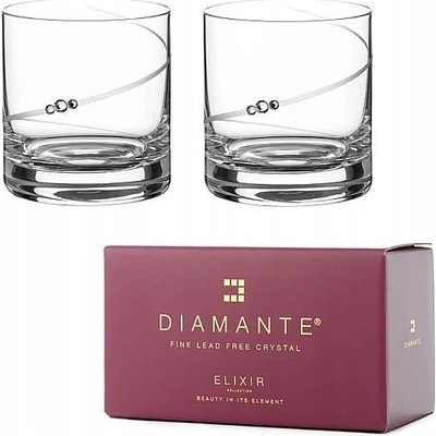 Diamante Silhouette sklenice na whisky 2 x 310 ml