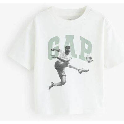 GAP detské tričko s logom biela