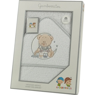 Gamberritos Хавлия 100х100 см. , Мече сив кант (109683)