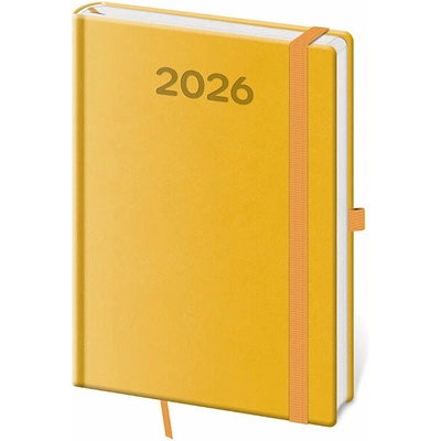 Helma 365 A5 Denní 2026 žlutý