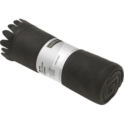 James & Nicholson Deka JN 957 s třásněmi, fleecová COT02095700299-black Černá UNI