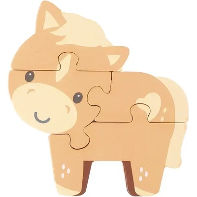 Orange Tree Toys Дървен пъзел " Пони" - Farmyard Animals (OTT06726)