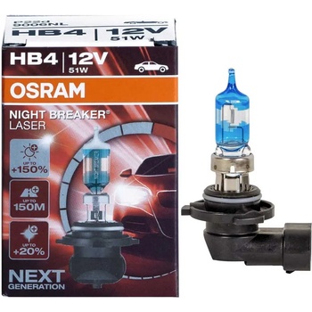 OSRAM NIGHT BREAKER LASER (NEXT GEN) HB4 51W 12V (9006NL)