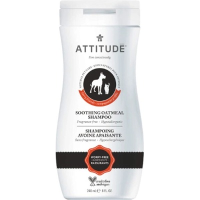Attitude Prírodný upokojujúci šampón s ovsom pre domácich miláčikov 240 ml
