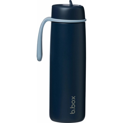 b.box Nerezová termofľaša so slamkou 690 ml Midnight