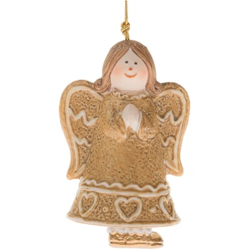 Dakls Керамична Коледна украса 8 cm Angel - Dakls (FUD22049)