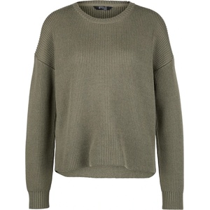 Stoic Дамски вълнен пуловер Stoic Women's Heavy MerinoKnit MMXX. Rutvik Sweater Merino jumper - Olive Green (105-5553-0812)