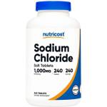 Nutricost Sodium Chloride 1000 mg [240 Таблетки]