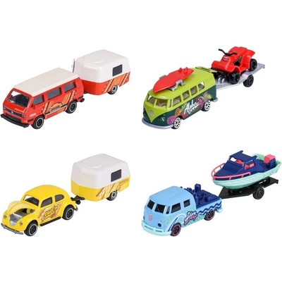 Majorette Коли VW The Originals Trailer, 4 вида, Majorette 8504102000