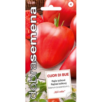 Dobrá semená Rajčiak kolíkový - Cuor di Bue (Býčí srdca) 50s