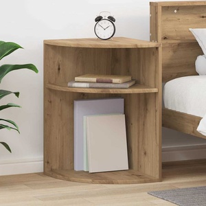 vidaXL Крайна масичка Дъб 39, 7 x 39, 7 x 60 см Инженерна дървесина (891139)