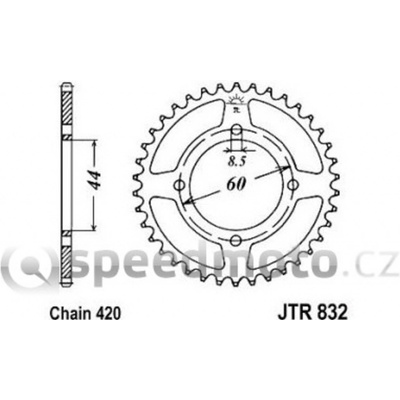 JT Sprockets JTR 832-42 | Zboží Auto