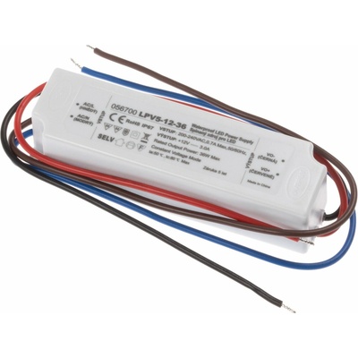 T-LED, LED zdroj 12V 36W LPV5-12-36 Záruka 5 let