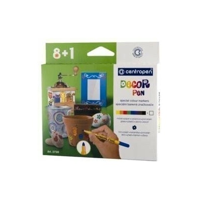 Centropen Decor pen 2738 (8+1 ks)