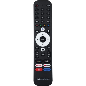 Krüger&Matz Google TV - оригинален дистанционен контрол с гласово управление (Kruger&Matz Google TV)
