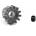 ROBITRONIC Пиньон 12 зъба Модул 1 Отвор на оста 5мм Pinion Module 1 12T Bore 5mm RW1012 (RW1012)