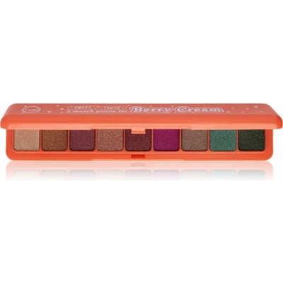 J.Cat Beauty’ Sweet Tooth палитра сенки за очи цвят 101 Berry cream 7.2 гр