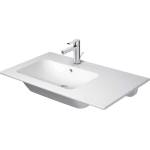 Duravit ME by Starck - Мивка 83x49 см, с преливник, отвор за смесител, място за съхранение отдясно, DuraShield, бяла 234583AA00 (234583AA00)