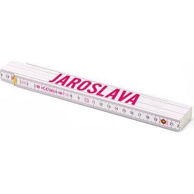 Metrie Skládací metr Block 52 Se jménem Jaroslava 2 m