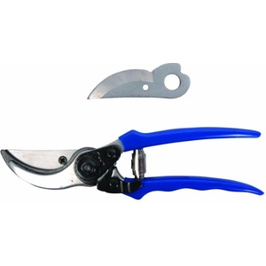 Basic Лозарска ножица Basic - 200 mm, с резервно острие, синя (382503)