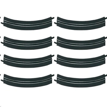 Carrera Комплект от 8 автомобилни пистови магистрални обиколки, Carrera, черен (20061613) (20061613)