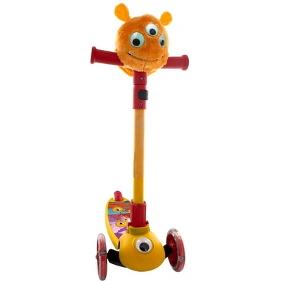 K3YRIDERS Тротинетка 3 колела с плюшено животинче Monster Eyes Sunny (1008562F)