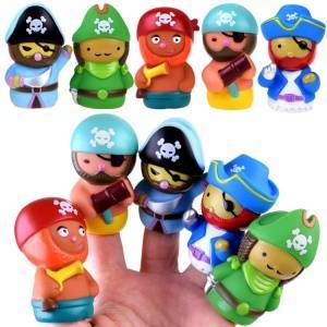 Jokomisiada Finger puppets PIRATES ahoy adventure ZA4334