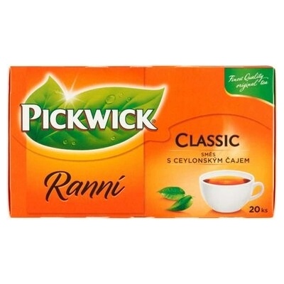 Pickwick Ranný čierny čaj Classic 20 x 1,75 g
