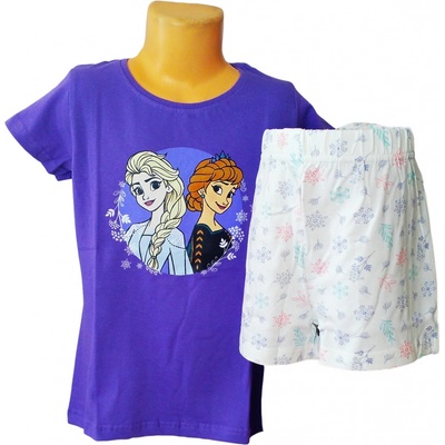E plus M pyžamo Frozen fialová žlutá