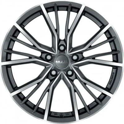 MAK UNION 10X22 5X112 ET26 graphite polished