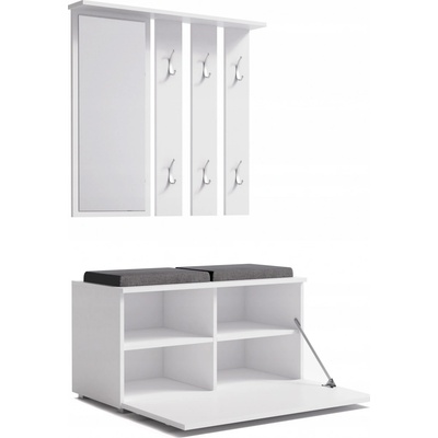 TP Living Předsíňová stěna OPAL III bílá – Hledejceny.cz