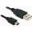 Delock Кабел Delock - 82396 (USB-A 2.0 - USB Mini-B, 5 пина, мъжки/женски, 0, 7 м) (82396)