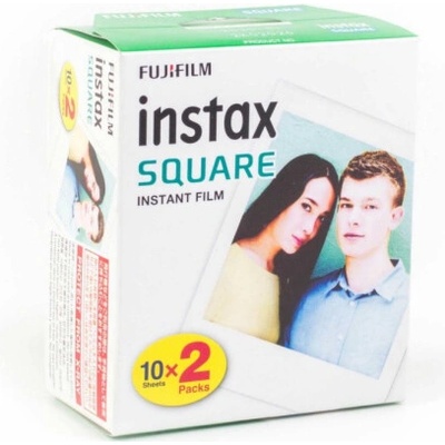 Fujifilm Instax Square Film white frame NEW 1x2