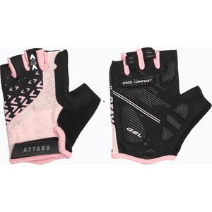 ATTABO Дамски ръкавици за колоездене ATTABO Vito WMNS gel shock proof pink/black