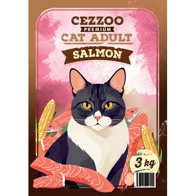 CEZZOO Premium Cat Adult Salmon 3 kg