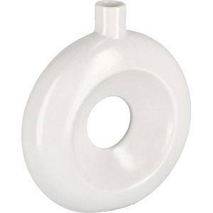 Bizzotto ПОРЦЕЛАНОВА ВАЗА elsy 18x5, 8x20cm БЯЛА (0503249)