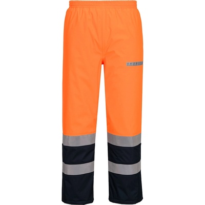 Portwest hi-vis bizflame fr434 / Светлоотразителни водоустойчиви панталони, забавящи горенето - оранжеви/тъмносини xxxl (fr434onrxxxl)