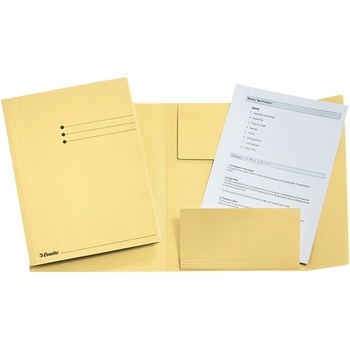 Esselte Кутия за документи ESSELTE A/4 3-слоен картон 275 g жълта 1033306 (1033306)