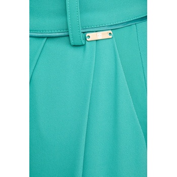 Fracomina Панталон Fracomina в тюркоазено с широка каройка, с висока талия FS25SV3012W47601 (FS25SV3012W47601)