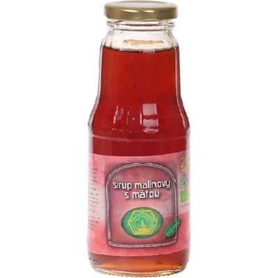 Svobodný statek Bio sirup malinový s mätou 300ml