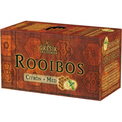Grešík Rooibos citrón a med 20 sáčkov