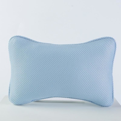 chenxiaogang Bone Shaped Pillow 3D Mesh Bathroom Shower Headrest SPA Bathtub Pillow Support Head and Neck Massage Pillow Bathrom Pillow