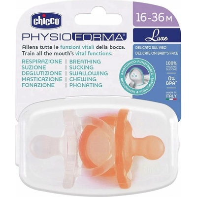 Chicco Physio lux oranžová 2ks