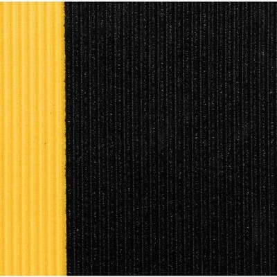 Sof-Tred Gripper s rýhovaným povrchem černá/žlutá 122 x 100 cm