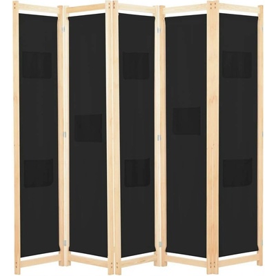 VidaXL Paraván 200 x 170 cm černý