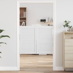vidaXL Врати с люлеещо се отваряне 90 x 50 cm Масивна борова дървесина (42047181)