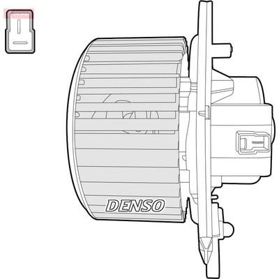 Vnitřní ventilátor DENSO DEA12004