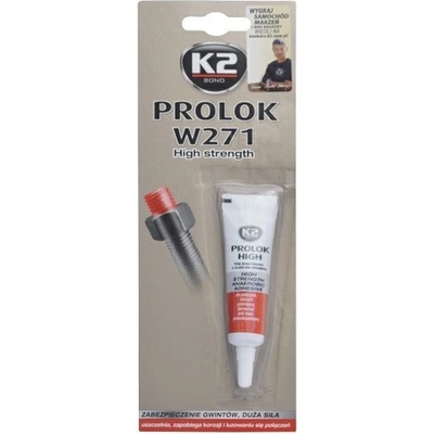 K2 Prolok W271 fixátor šroubů 6 ml červený